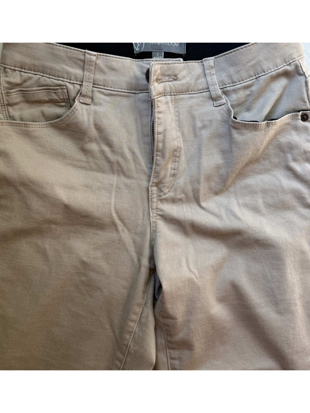 Wit & Wisdom Light Khaki Casual Pants - Picture 2 of 2